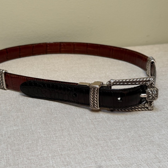 Brighton Vintage Two Tone Reversible Belt M 30 - Picture 12 of 12